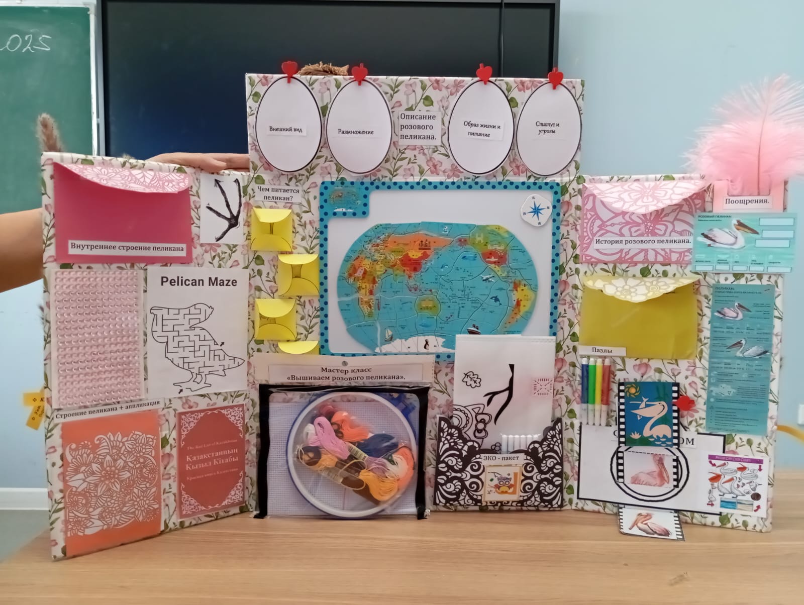 Лэпбук "Розовый пеликан"