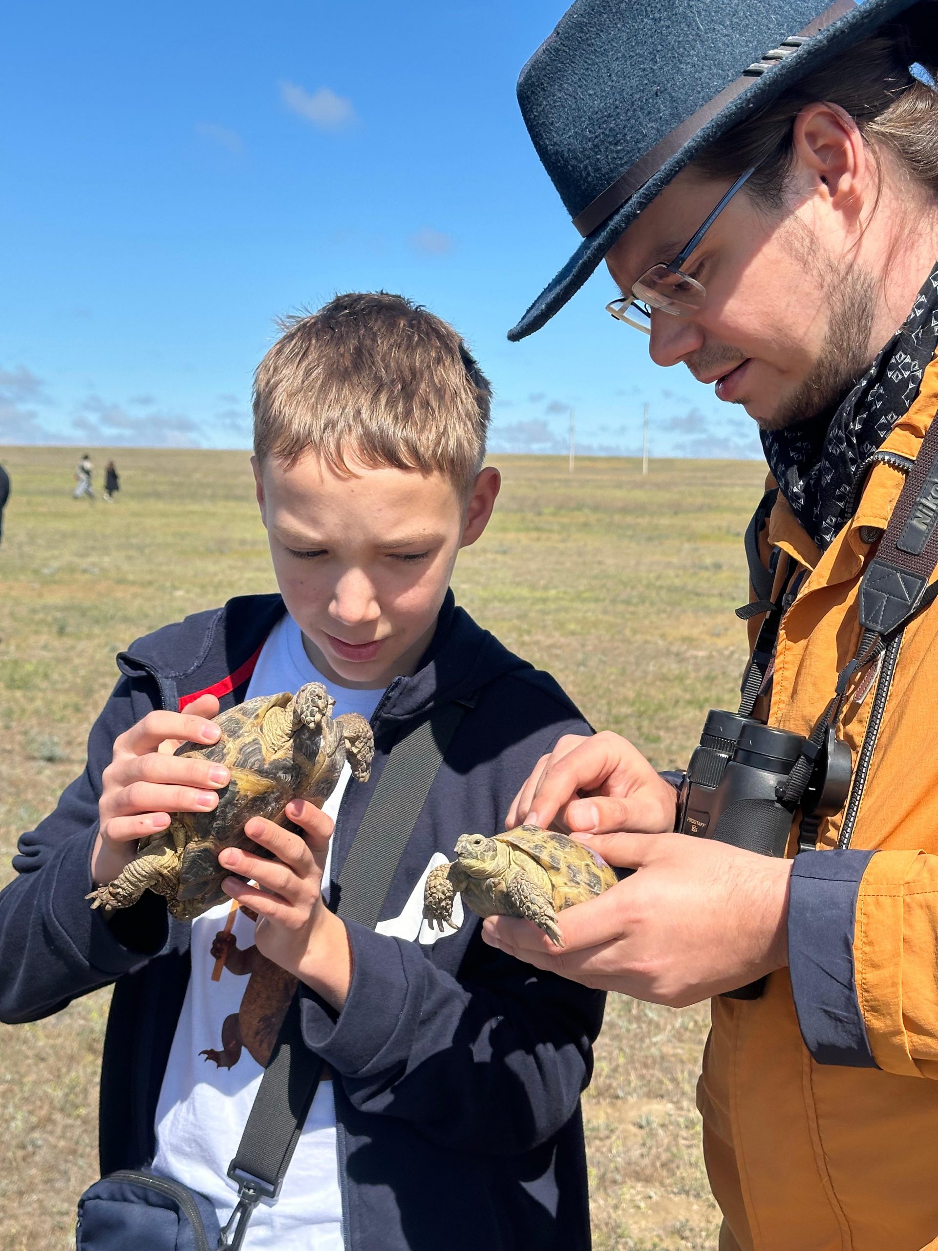 Выпуск среднеазиатских черепах 18 апреля 2026 года в Алматинской  области