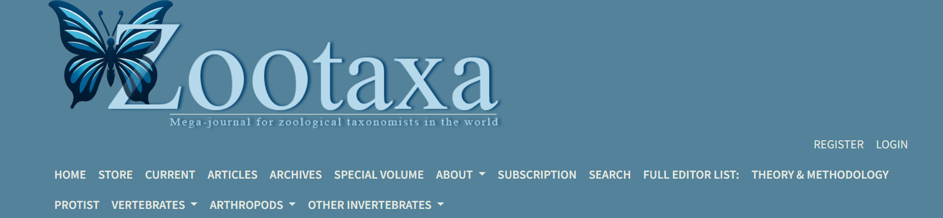 Журнал Zootaxa